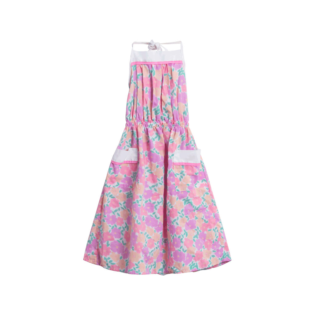 Vintage Floral Dress- Pink