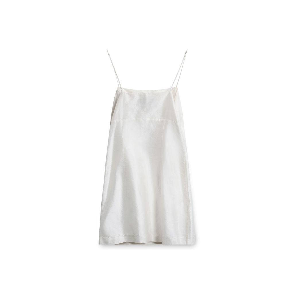 Realisation Christy Ivory Silk Mini Dress