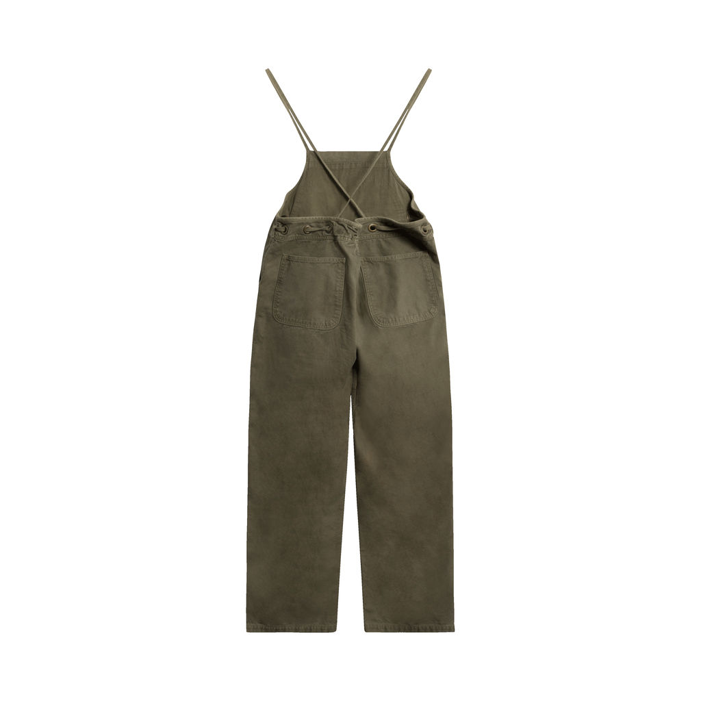 Kapital Light Canvas Welder Overall - Olive