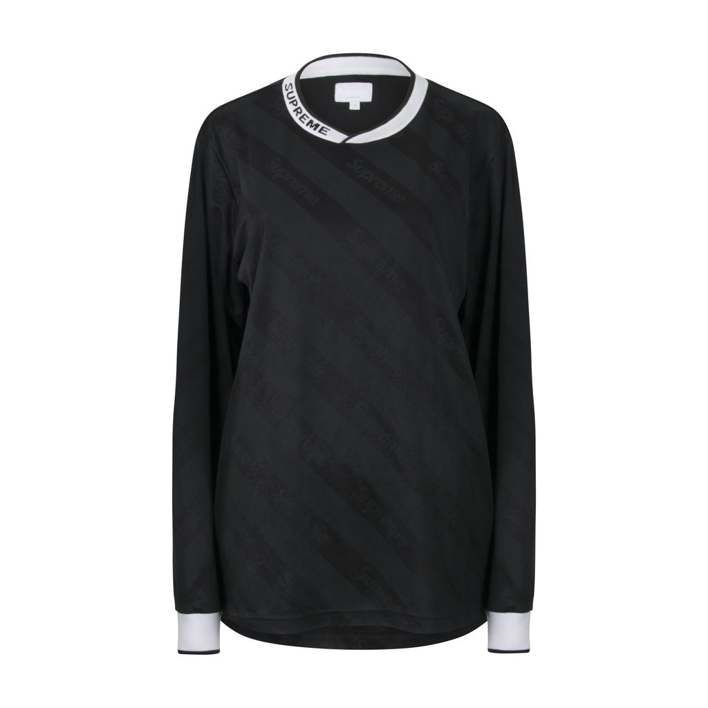 Supreme Diagonal Logo Long Sleeve Jersey