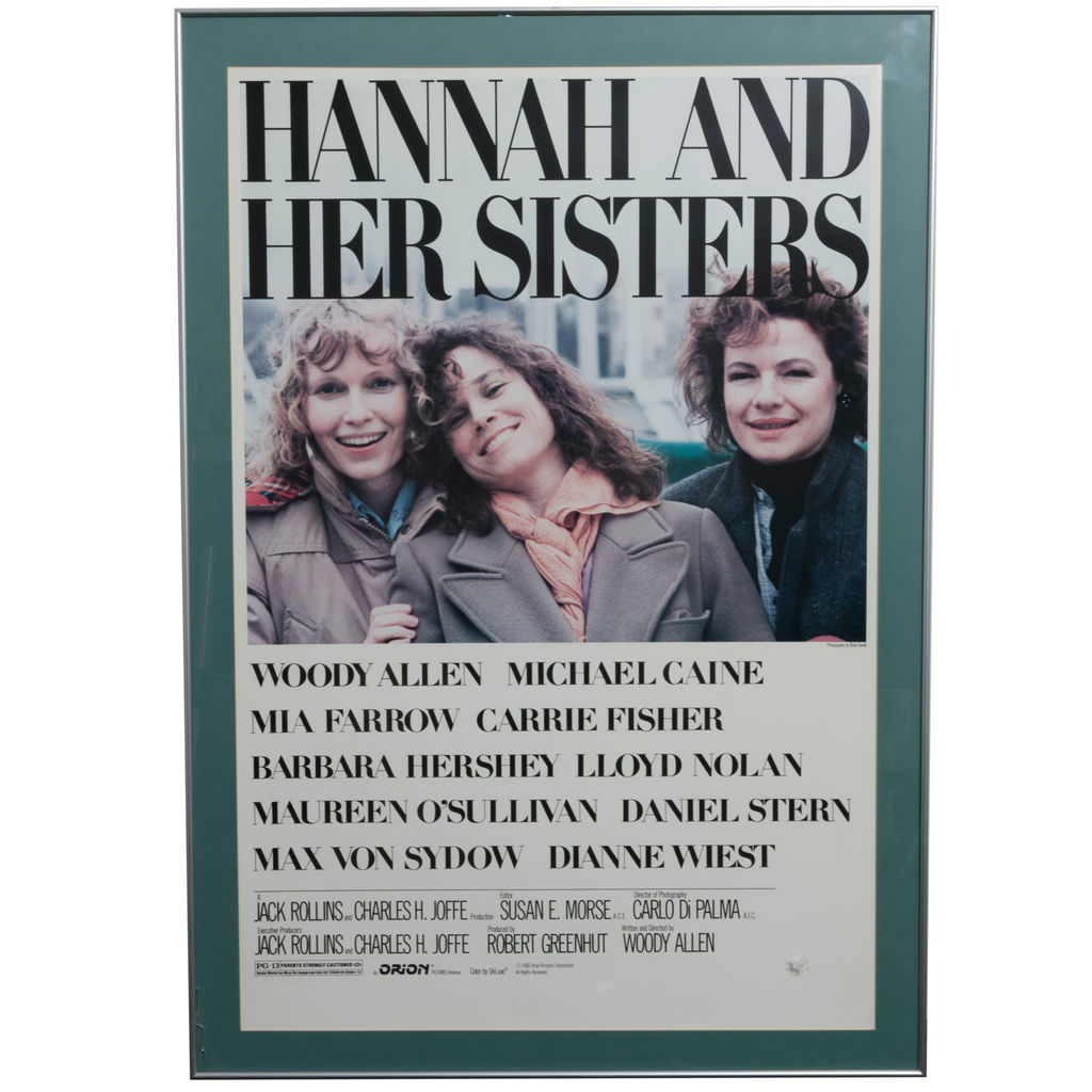 "Hannah And Her Sisters" 1986 Framed Movie Poster