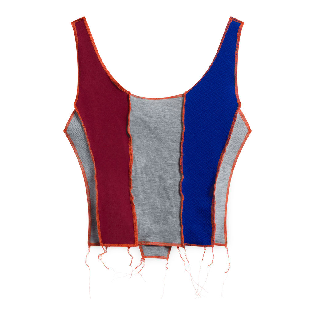JJVintage Reworked Nike Tank-Blue/Grey/Maroon