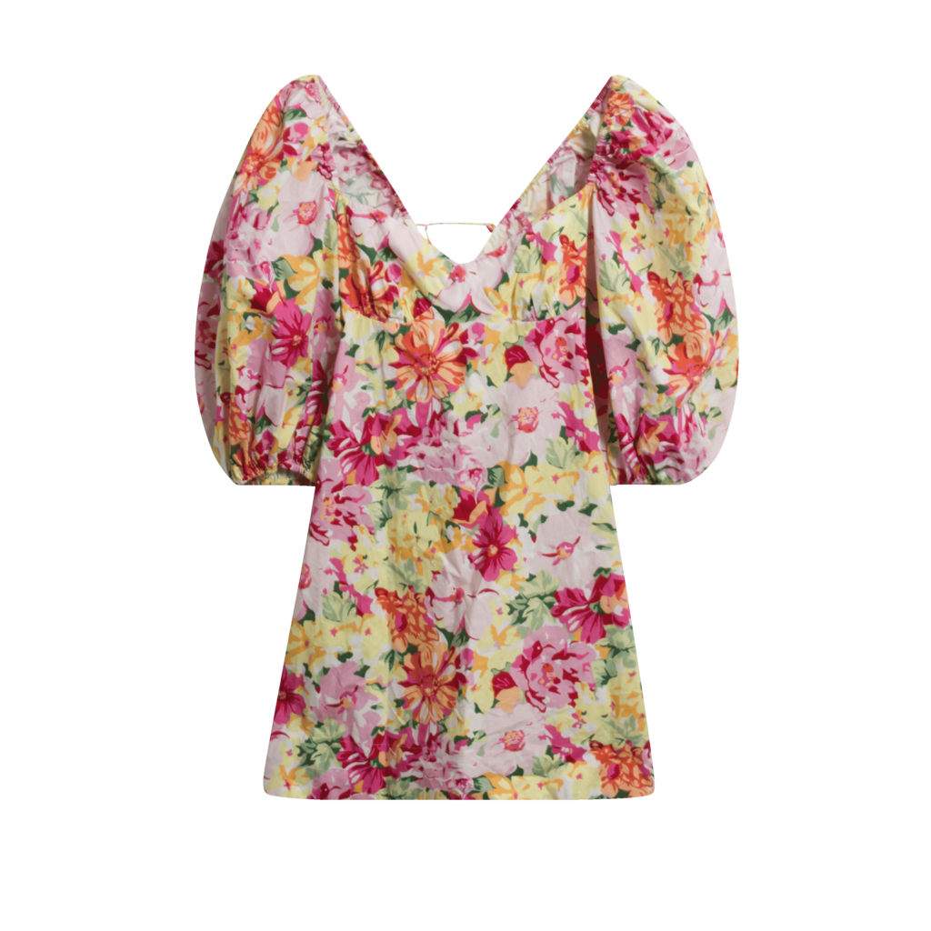 LPA Samantha Puff Sleeve Mini Dress