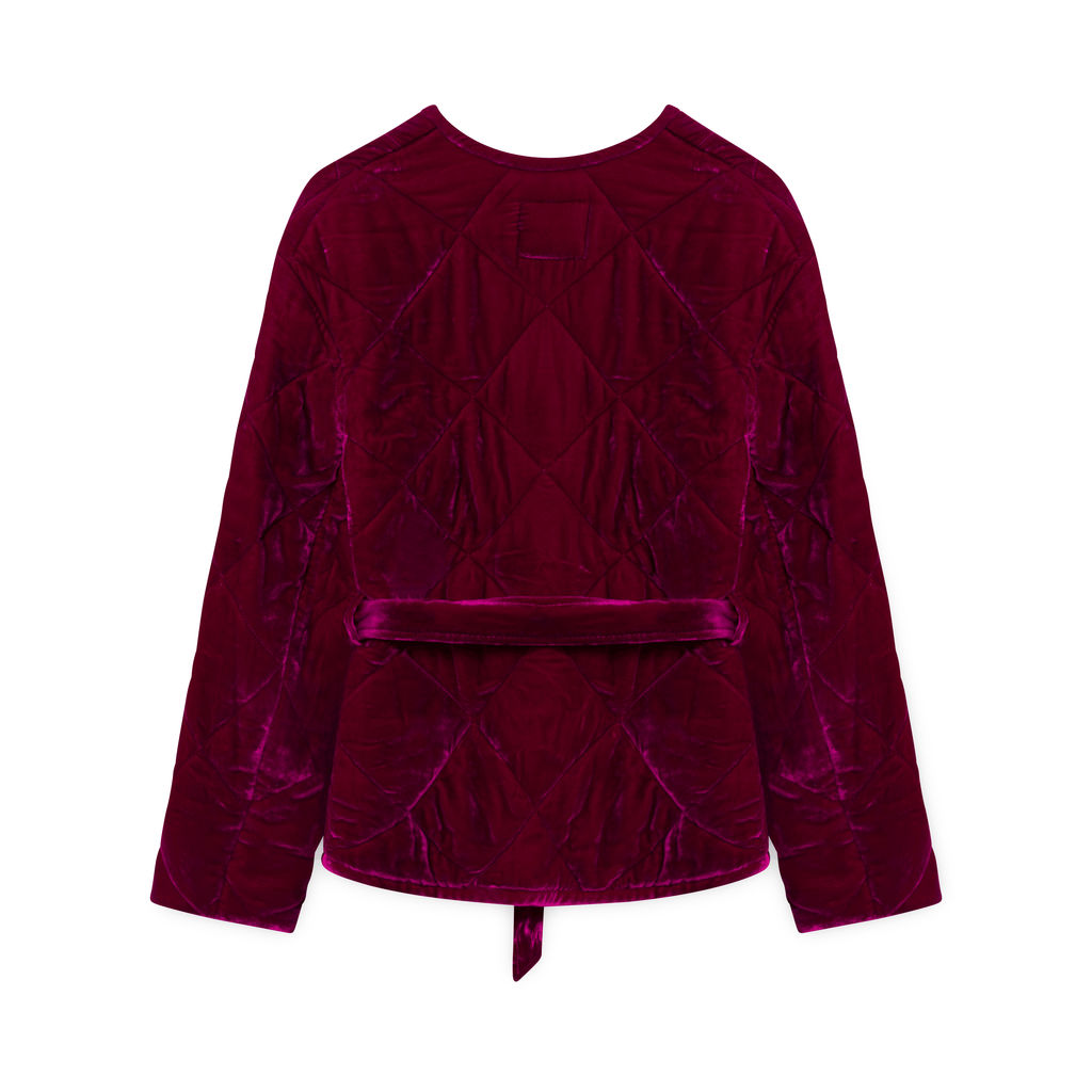 Rebecca Taylor Rayon Wrap Coat - Hot Pink