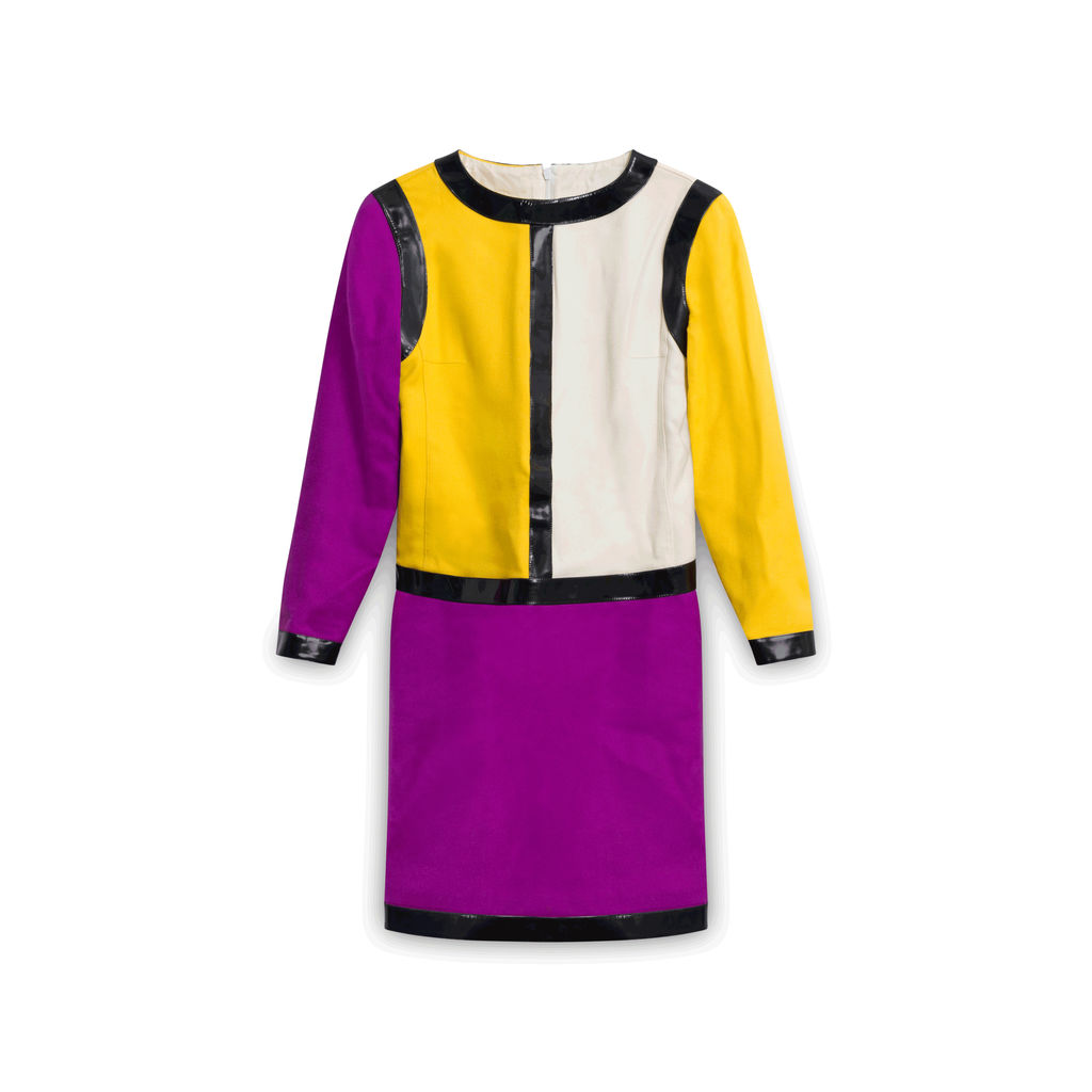 Courreges Color Block Mini-Dress