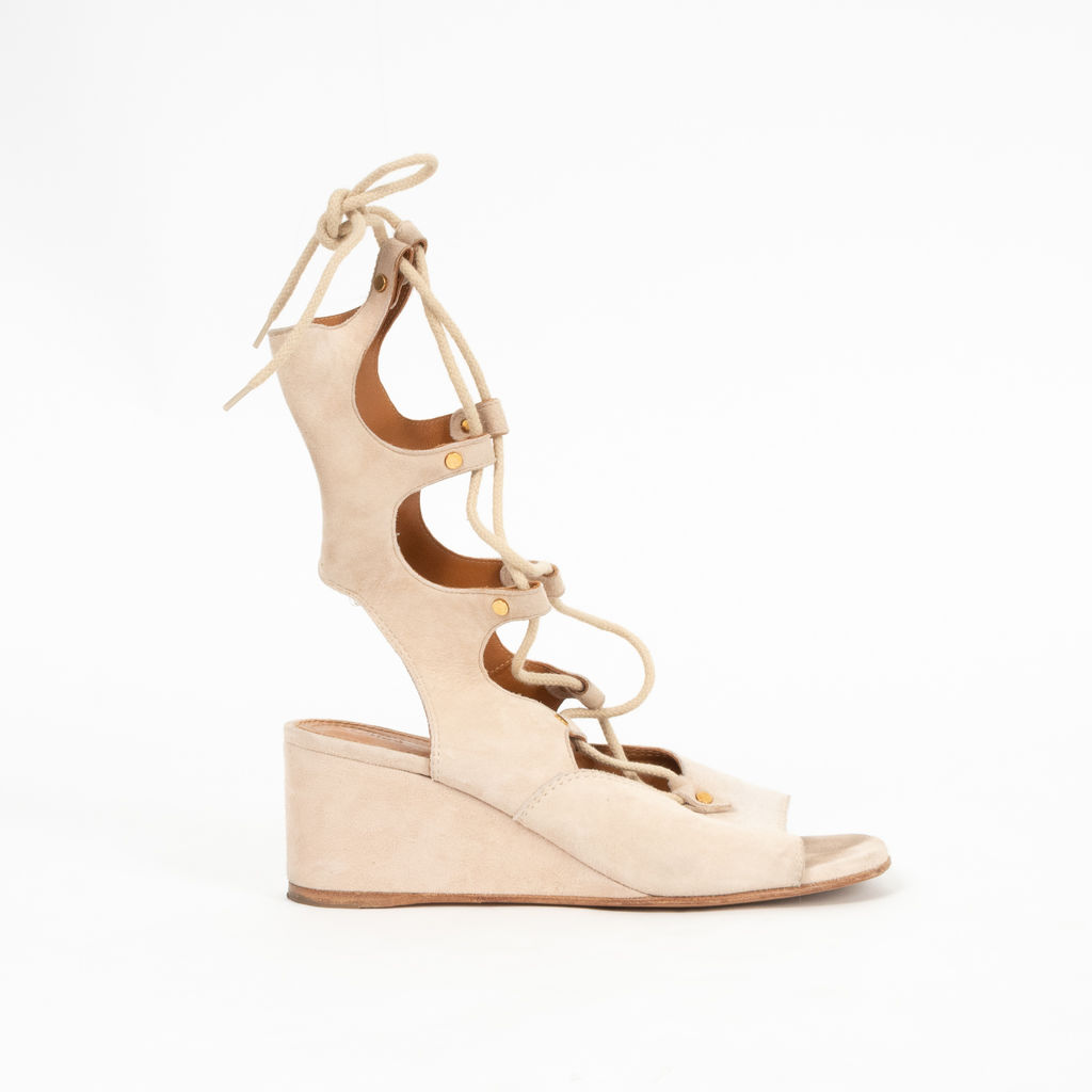 lace up gladiator wedge sandals