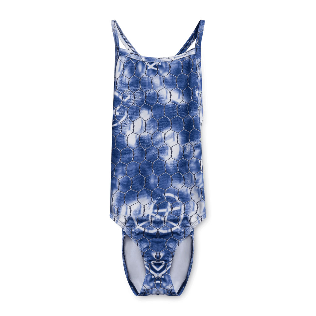 Vintage Wire Print Swimsuit