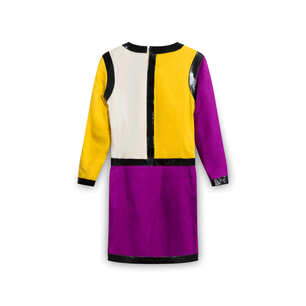 Courreges Color Block Mini-Dress