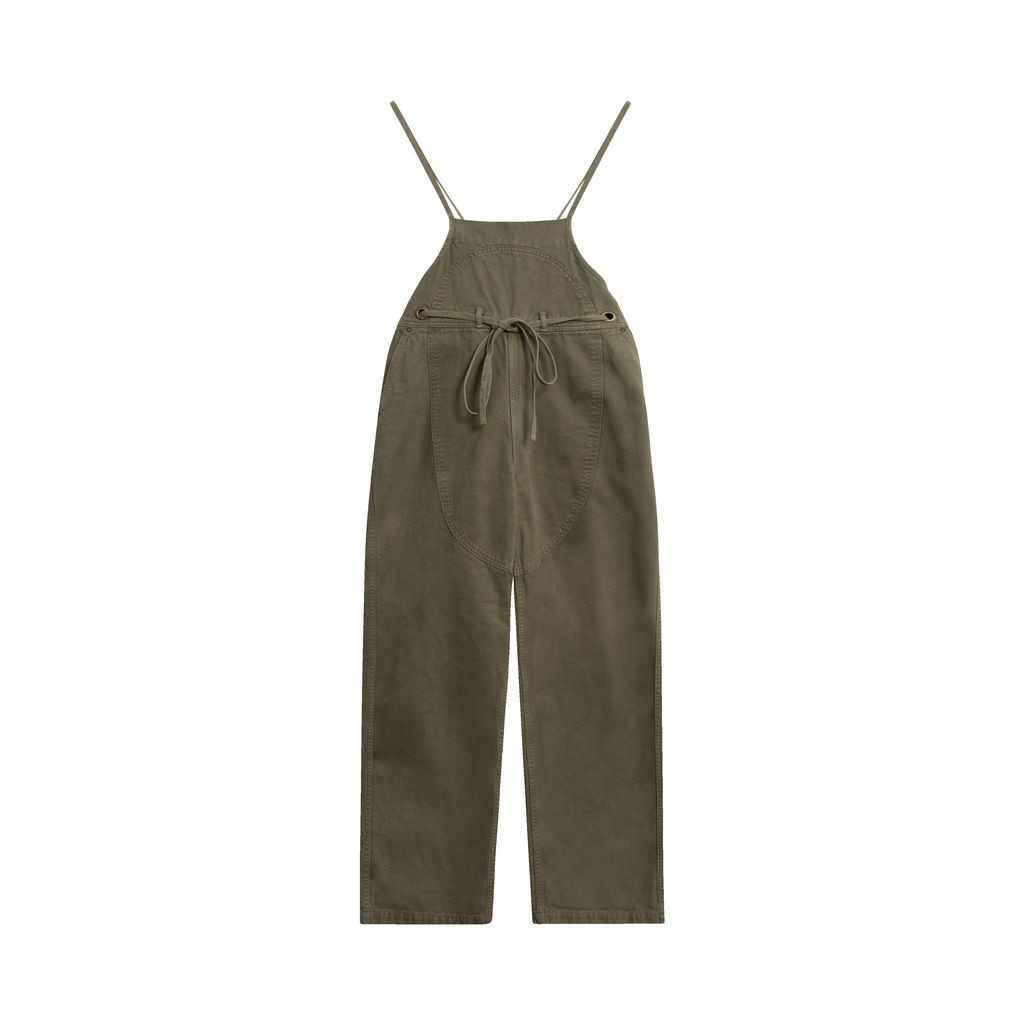 Kapital Light Canvas Welder Overall - Olive