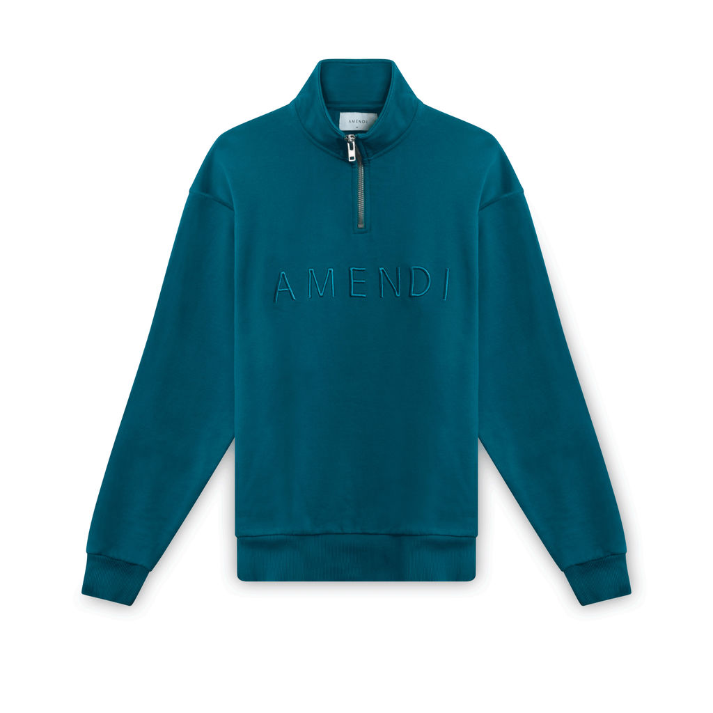 Vintage Amendi Sweatshirt - Turqoise