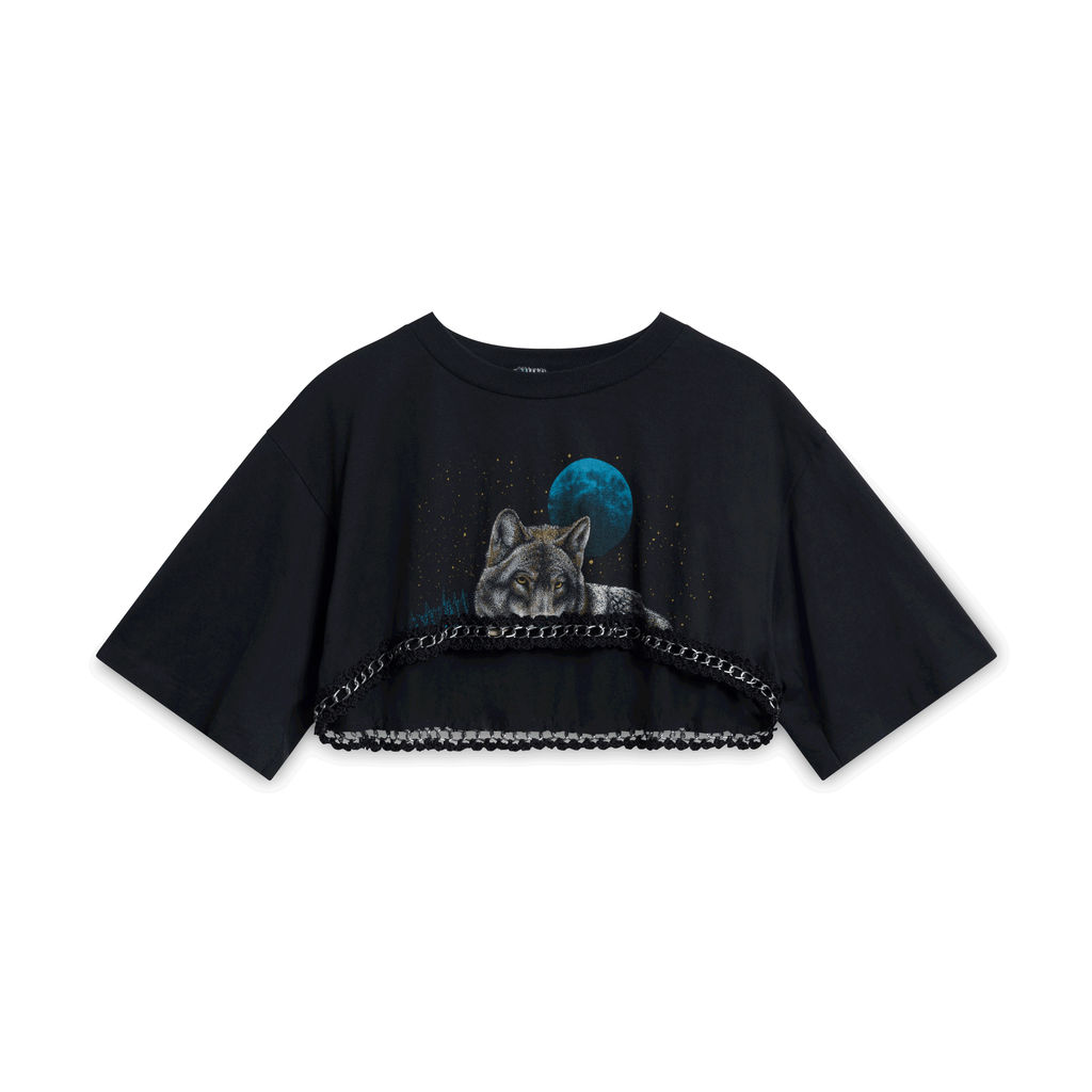L.F. Furst Of A Kind Wolf Crop T-Shirt