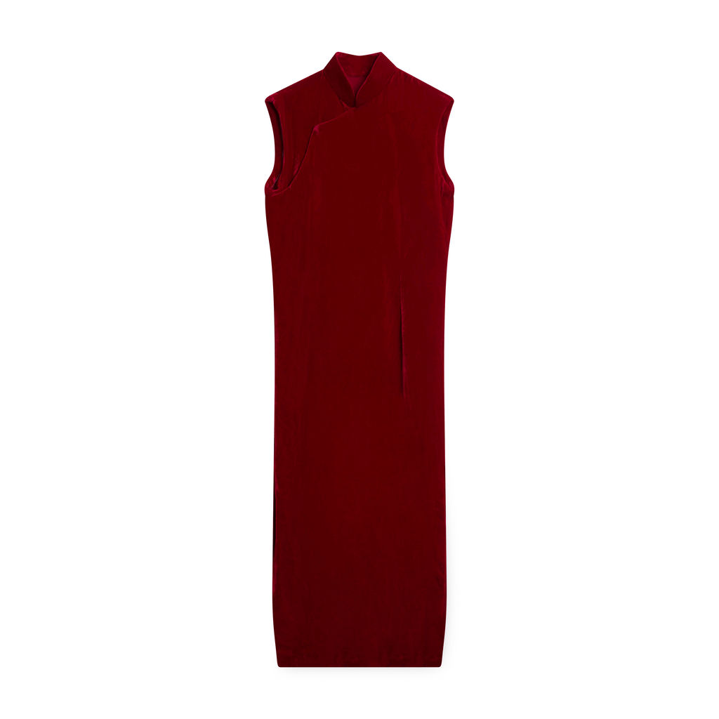 Vintage Velvet Sleeveless Dress