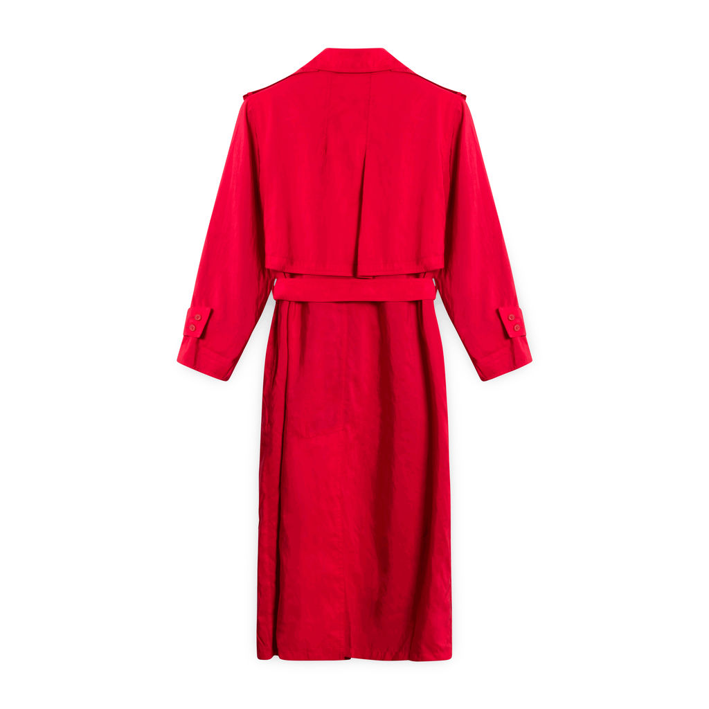 Forecaster of Boston Red Trench Coat