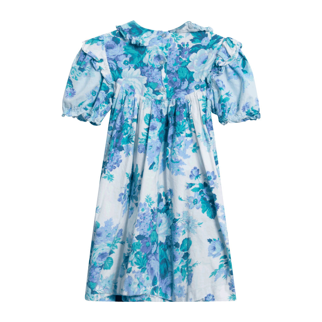 Rare Editions Blue Floral Dress