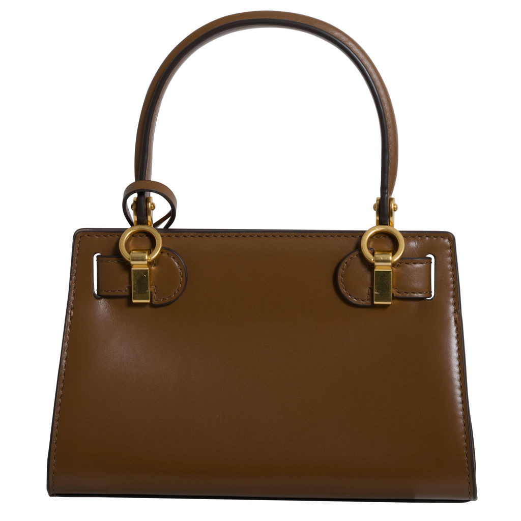 Tory Burch Lee Radziwill Nano Bag in Brown