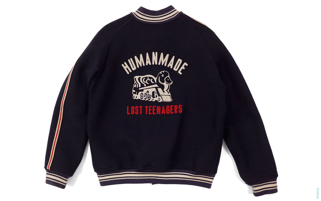 Lost Teenagers Varsity Jacket blue