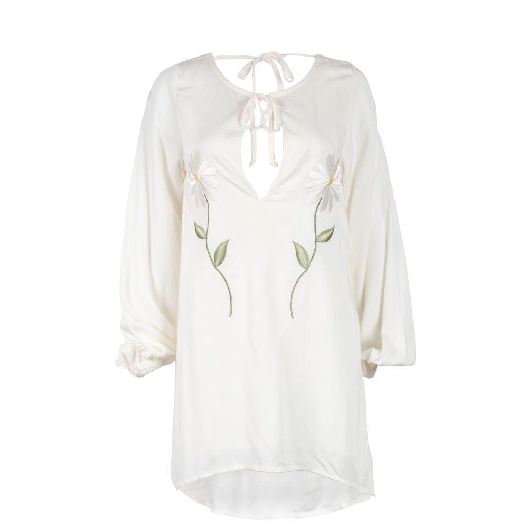 American Gold Keyhole Dress
