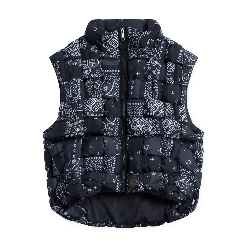 Kapital Bandana Print Nylon Vest
