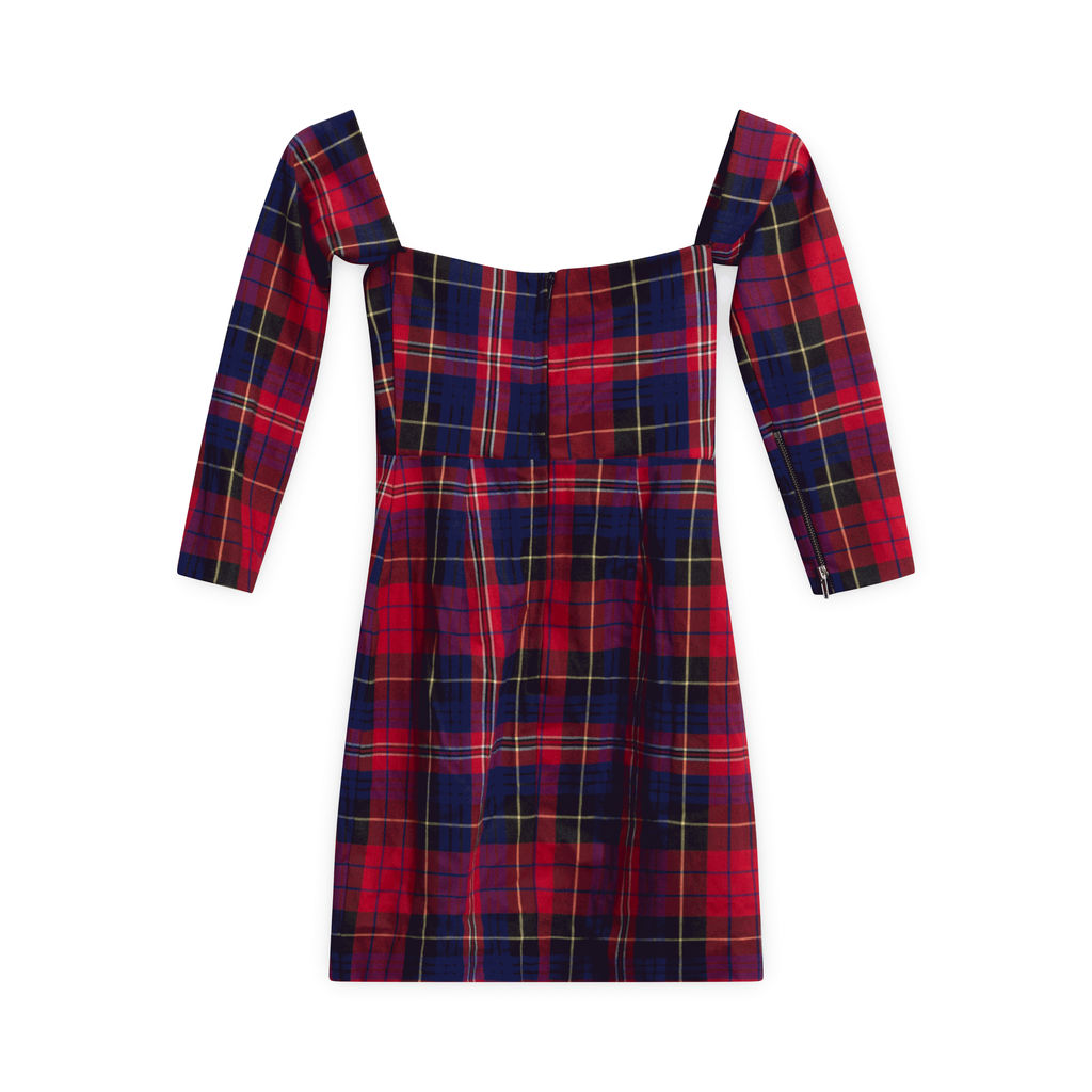 ASOS Checkered Shoulder less Dress