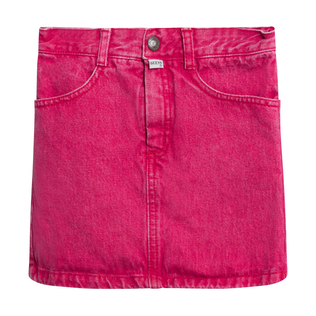 Guess Kids Denim Red Skirt