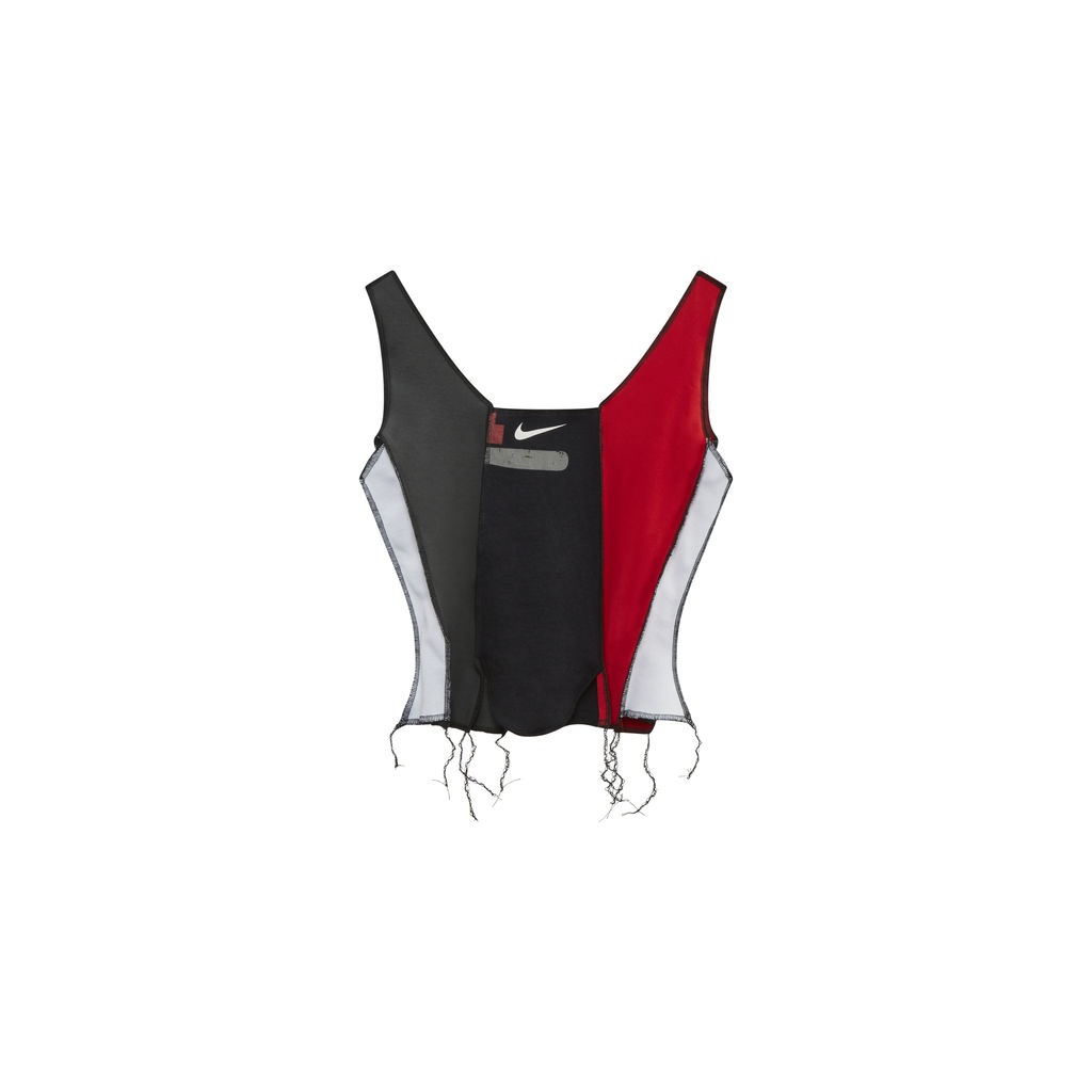 JJVintage Reworked Nike Tank in Grey/Black/Red