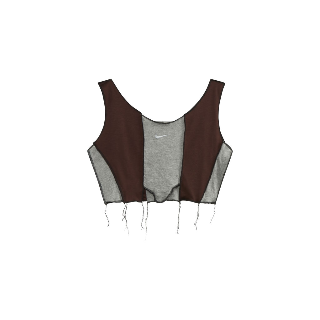 JJVintage Reworked Nike Tank in Maroon/Grey