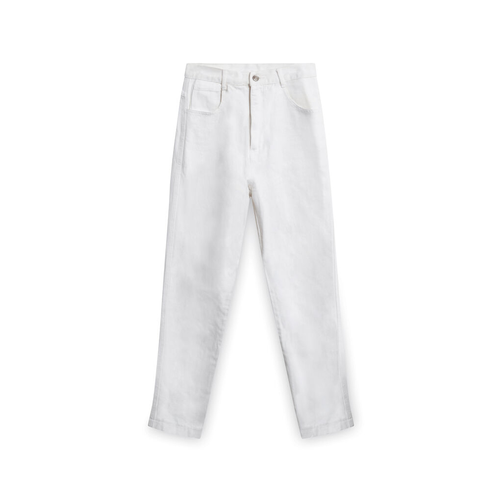 No!! Don't Go Denim Jeans - White