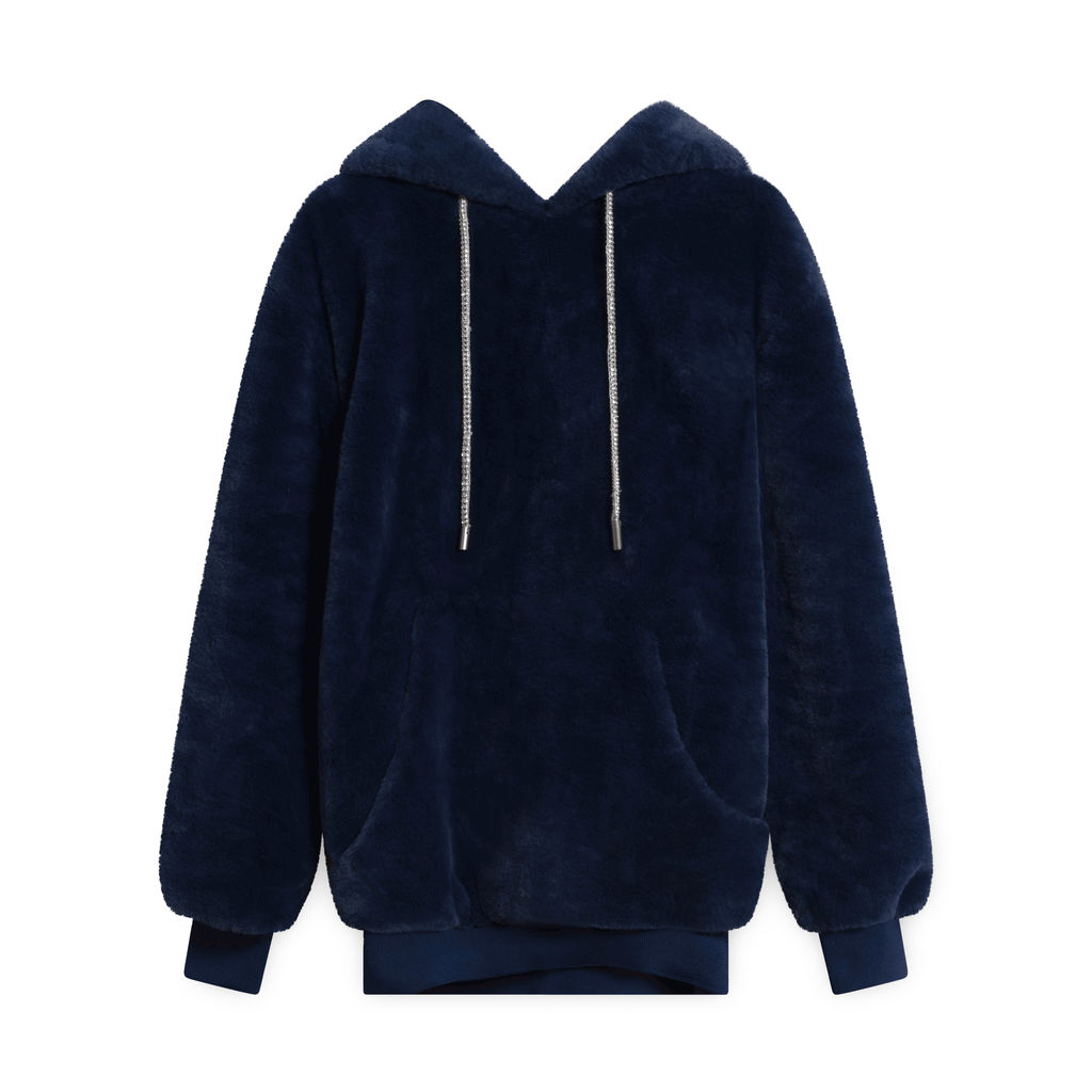 Asos x LaQuan Smith Faux Fur Hoodie