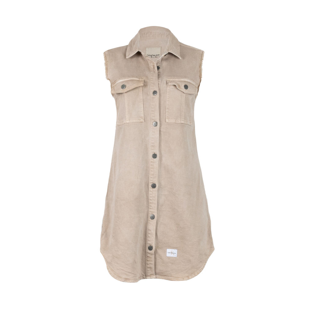 Vintage Calvin Klein Jeans Button Up Dress