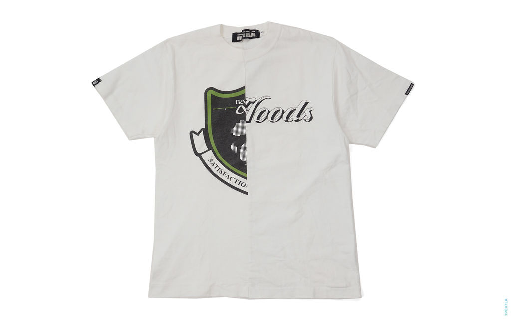 BAPE Brotherhood Split Tee white