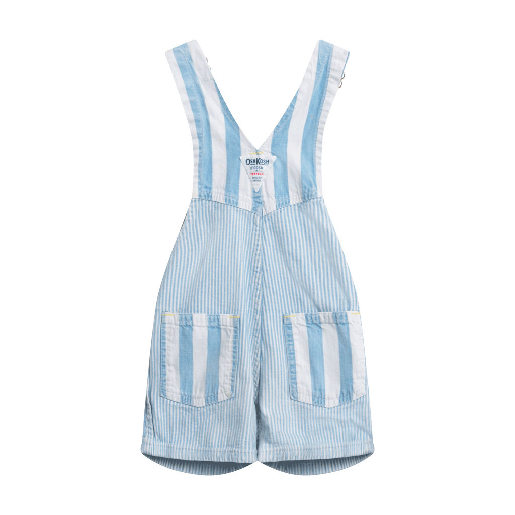 Vintage OshKosh Overalls- Light Blue Pinstripe