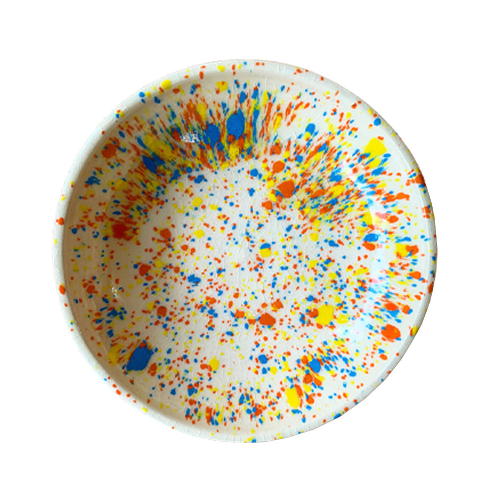 8" Bowl in Funfetti Muddled Mint