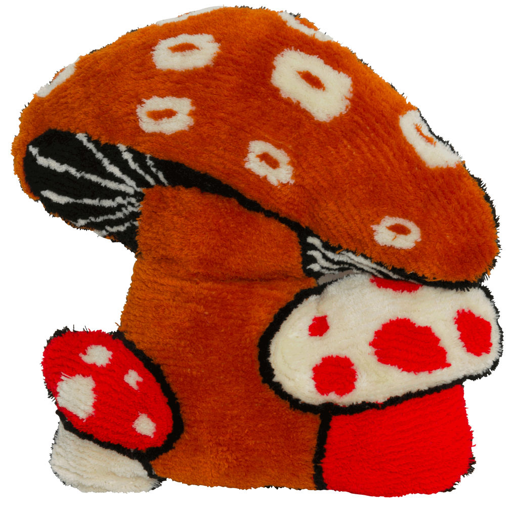 Tufted Mushroom Throw Pillow