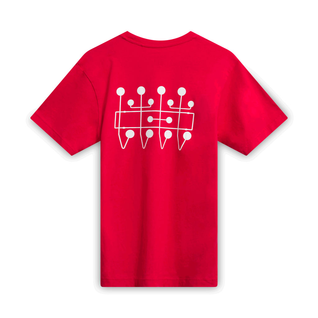 Charles Eames Hang-it-all T-shirt - Red