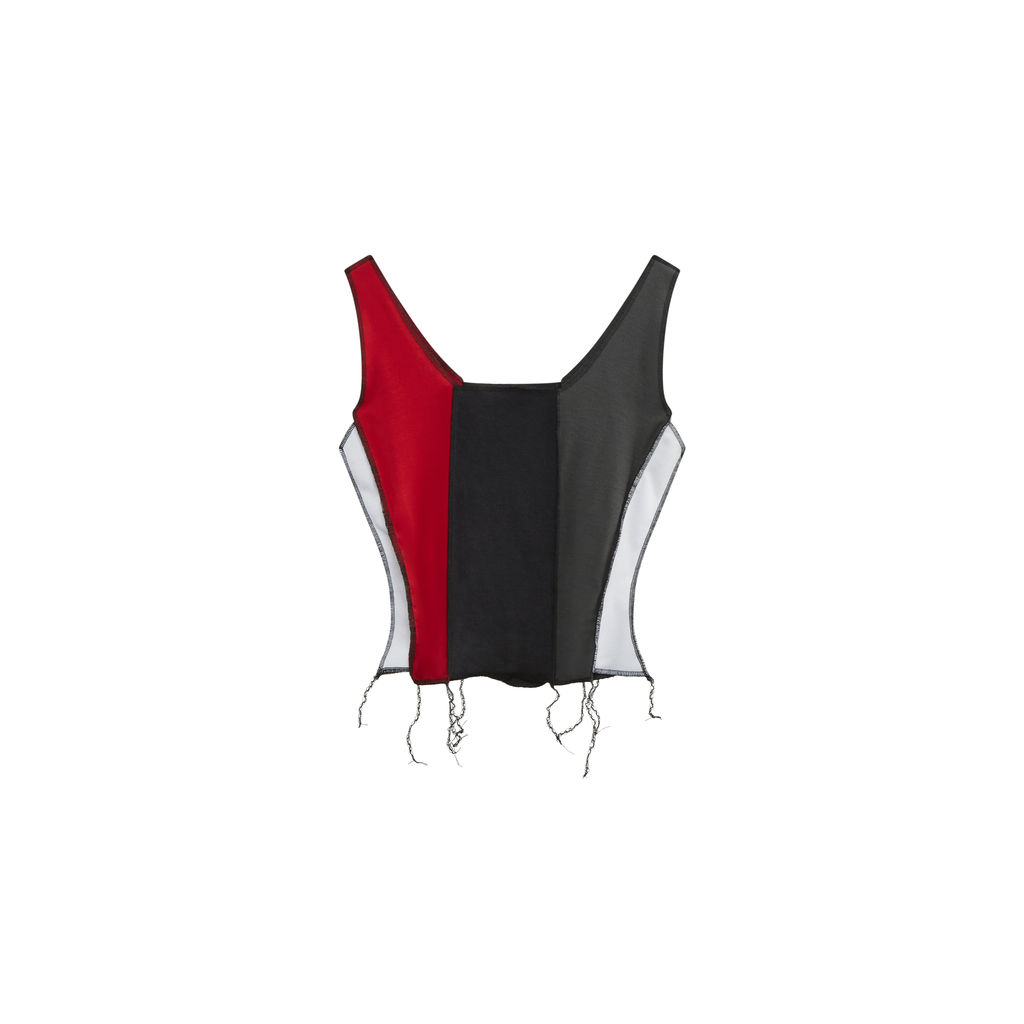 JJVintage Reworked Nike Tank in Grey/Black/Red
