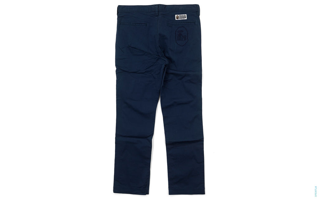 Apehead Embroidered Chino Pants navy