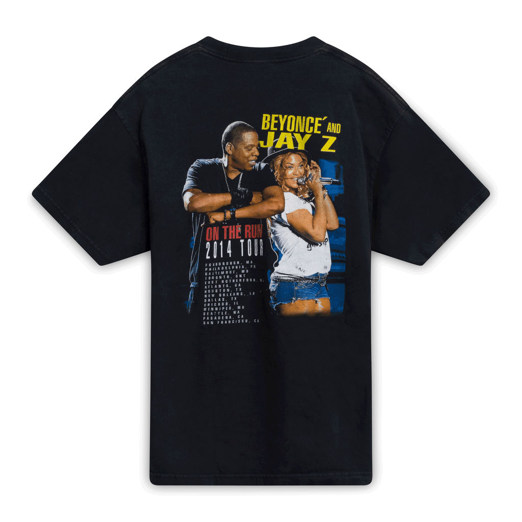 On The Run Jay-Z x Beyonce Tour T-Shirt - Black