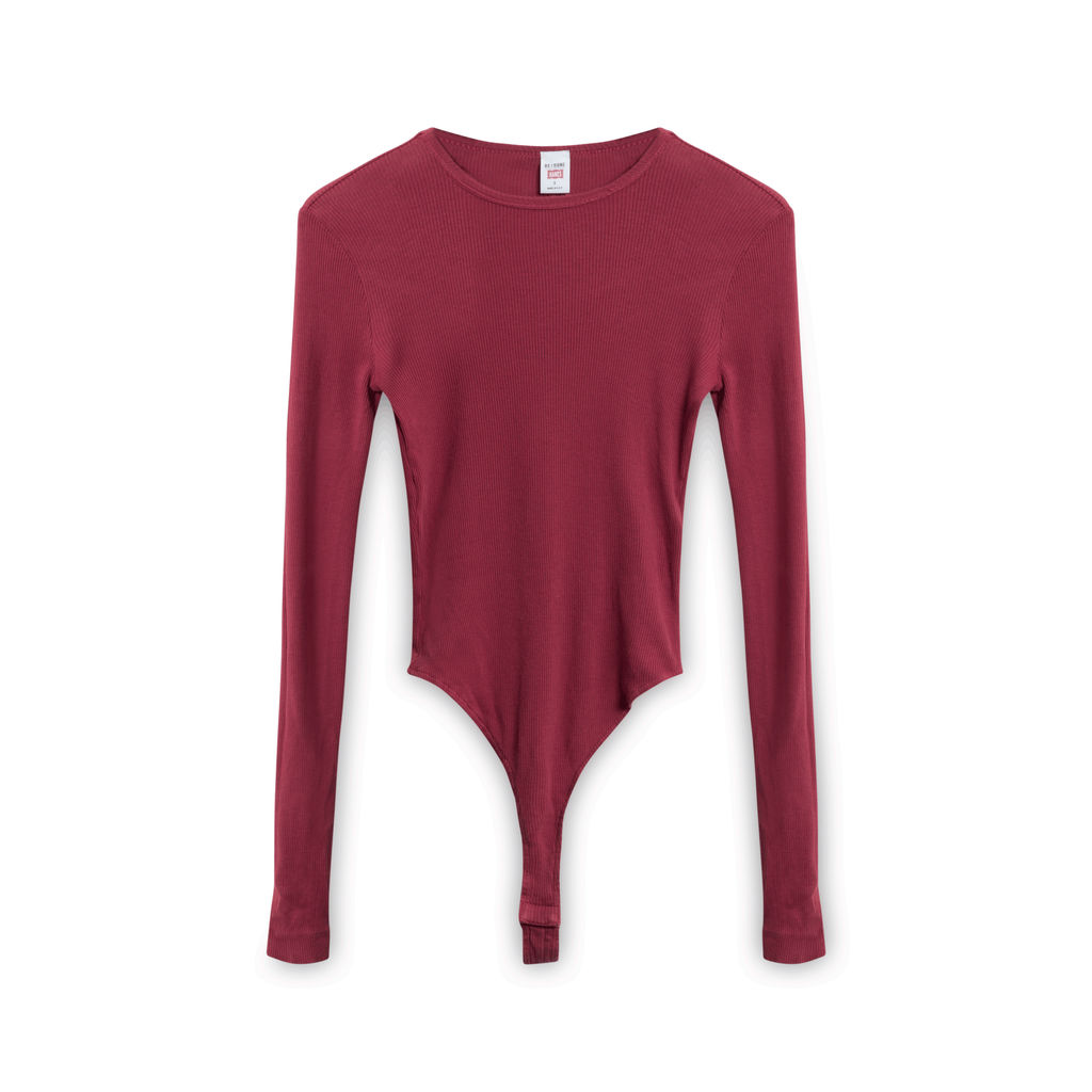 Re/Done x Hanes 60s Slim Long Sleeve Bodysuit