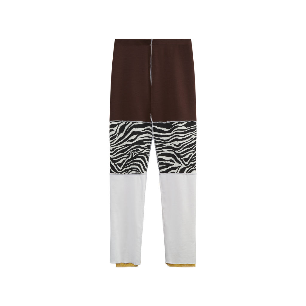 JJVintage Reworked Pant in Zebra Print