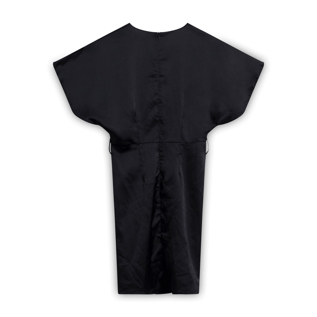 Nasty Gal Call In Slick Satin Dress
