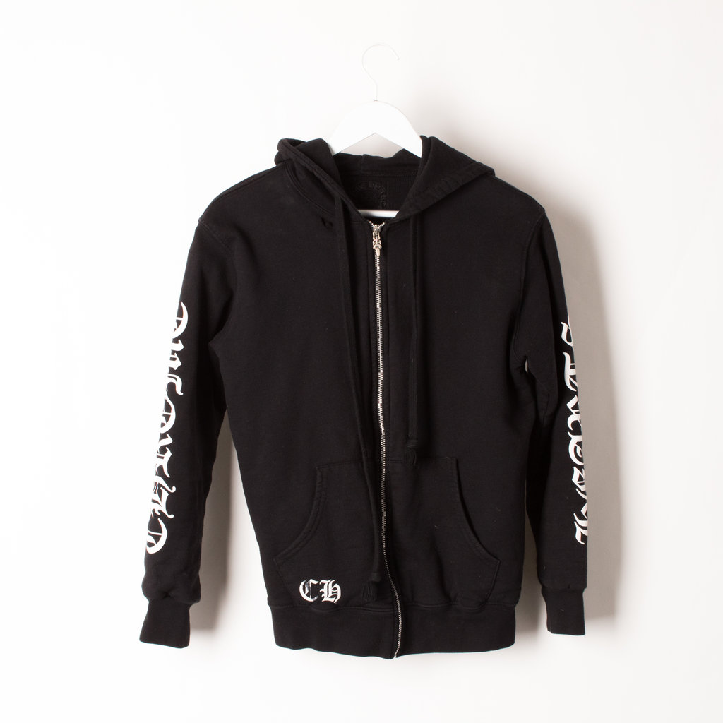 chrome hearts embroidered hoodie