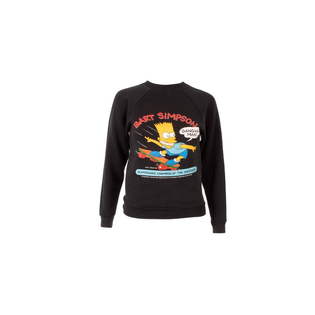 bart simpson crewneck sweatshirt