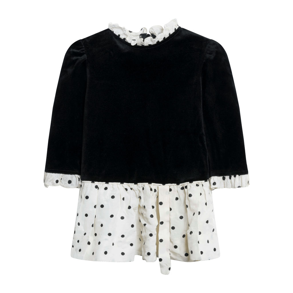 Rare Editions Velvet Black Dress