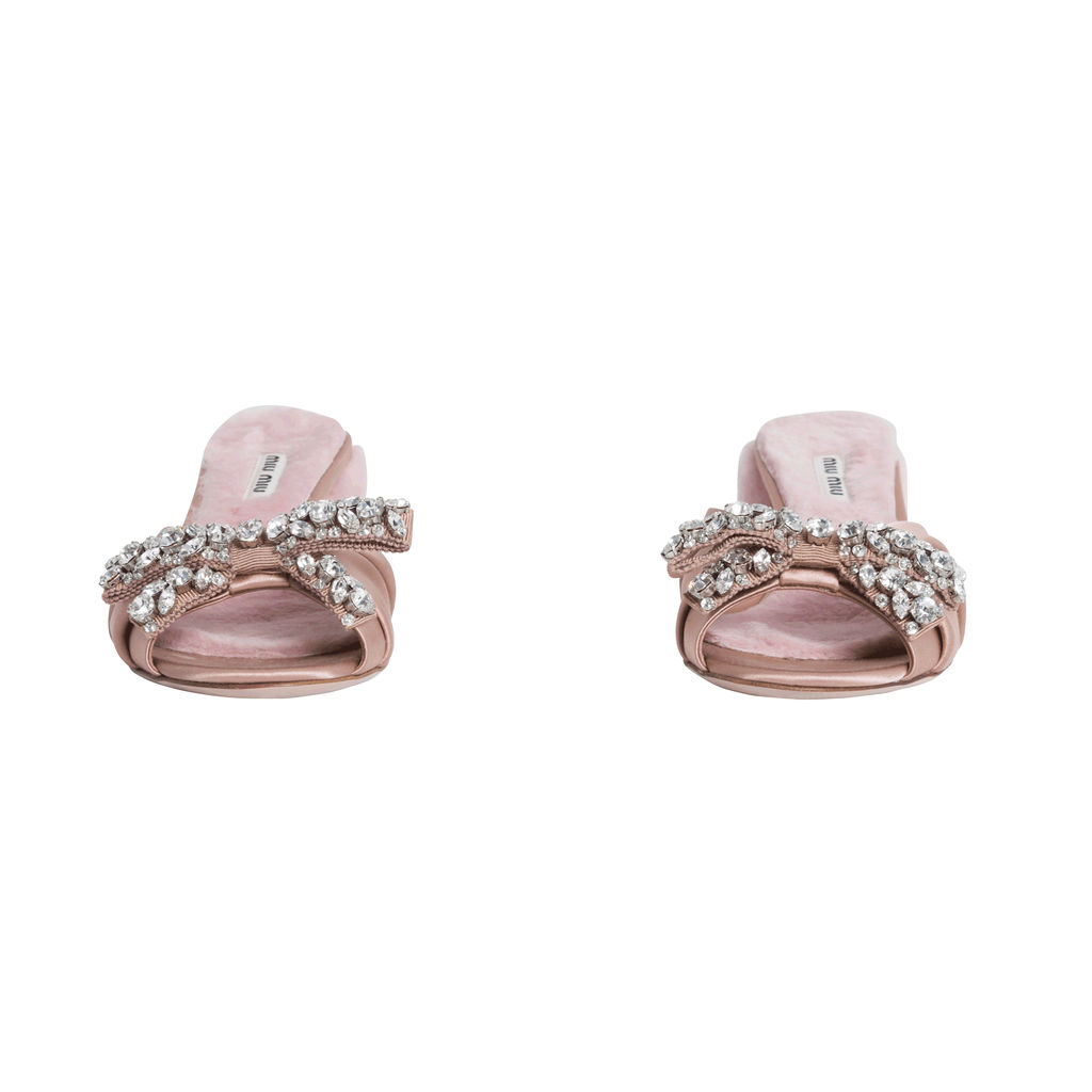 Vintage Miu Miu Nude Heels with Fur Lining