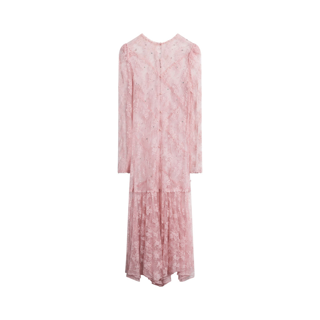 Vintage Floral Lace Dress