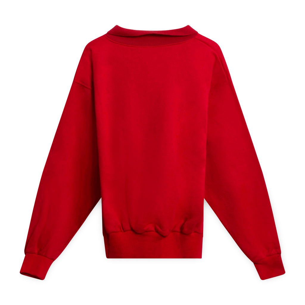 Ferrari Collared Sweatshirt (Red)