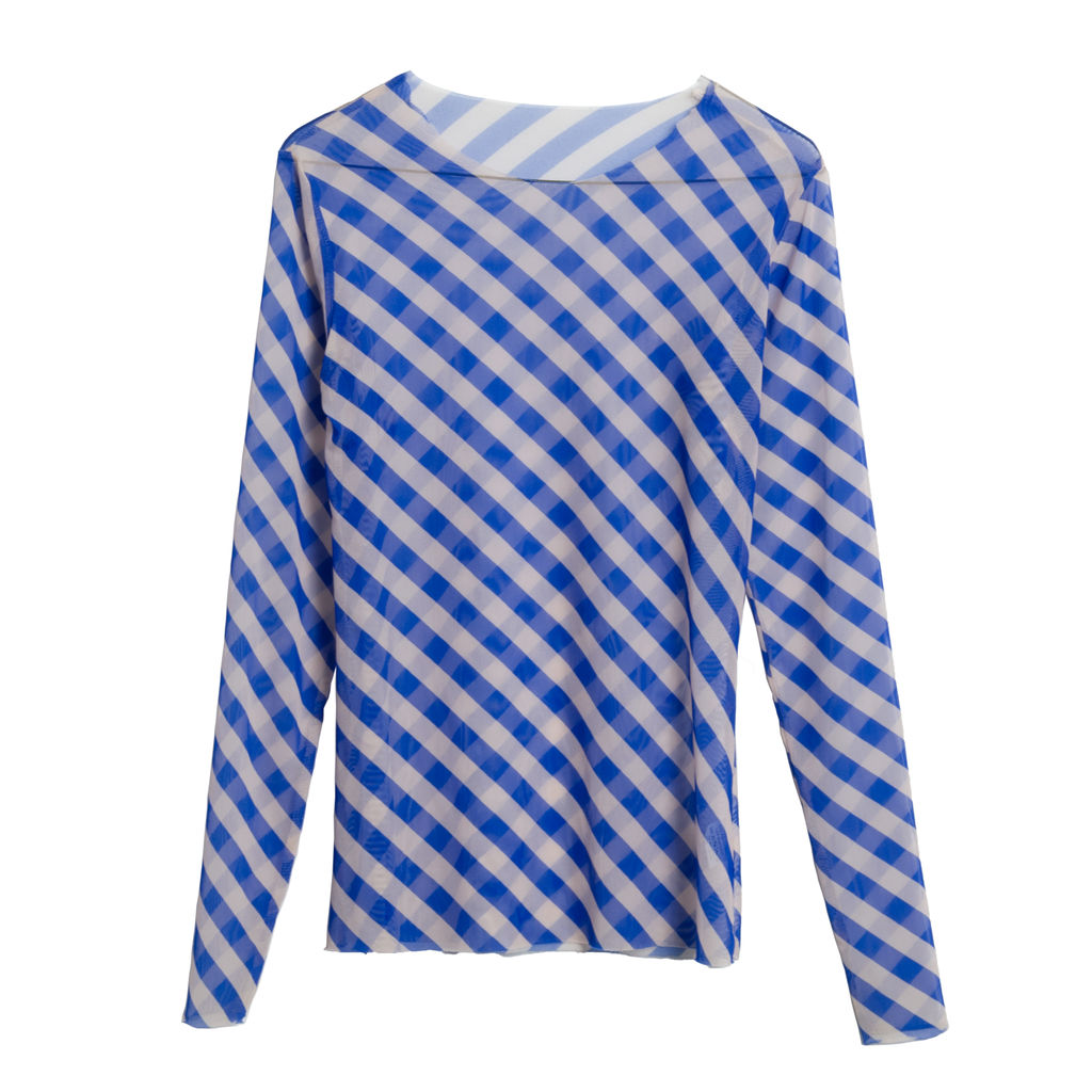 Dries Van Noten Striped Mesh