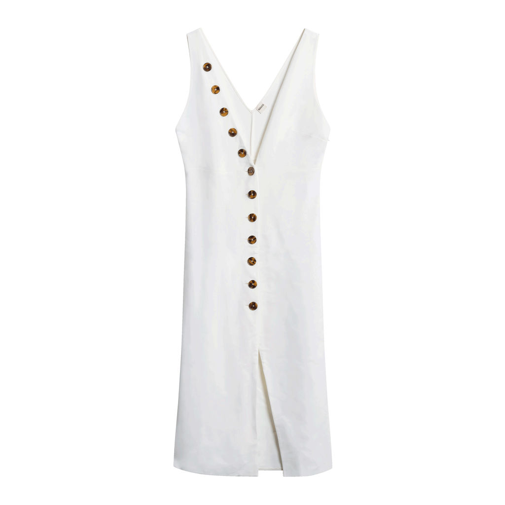 Vintage Khaite Christy Dress - Ivory