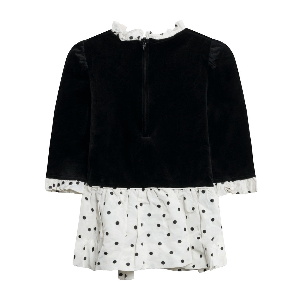 Rare Editions Velvet Black Dress