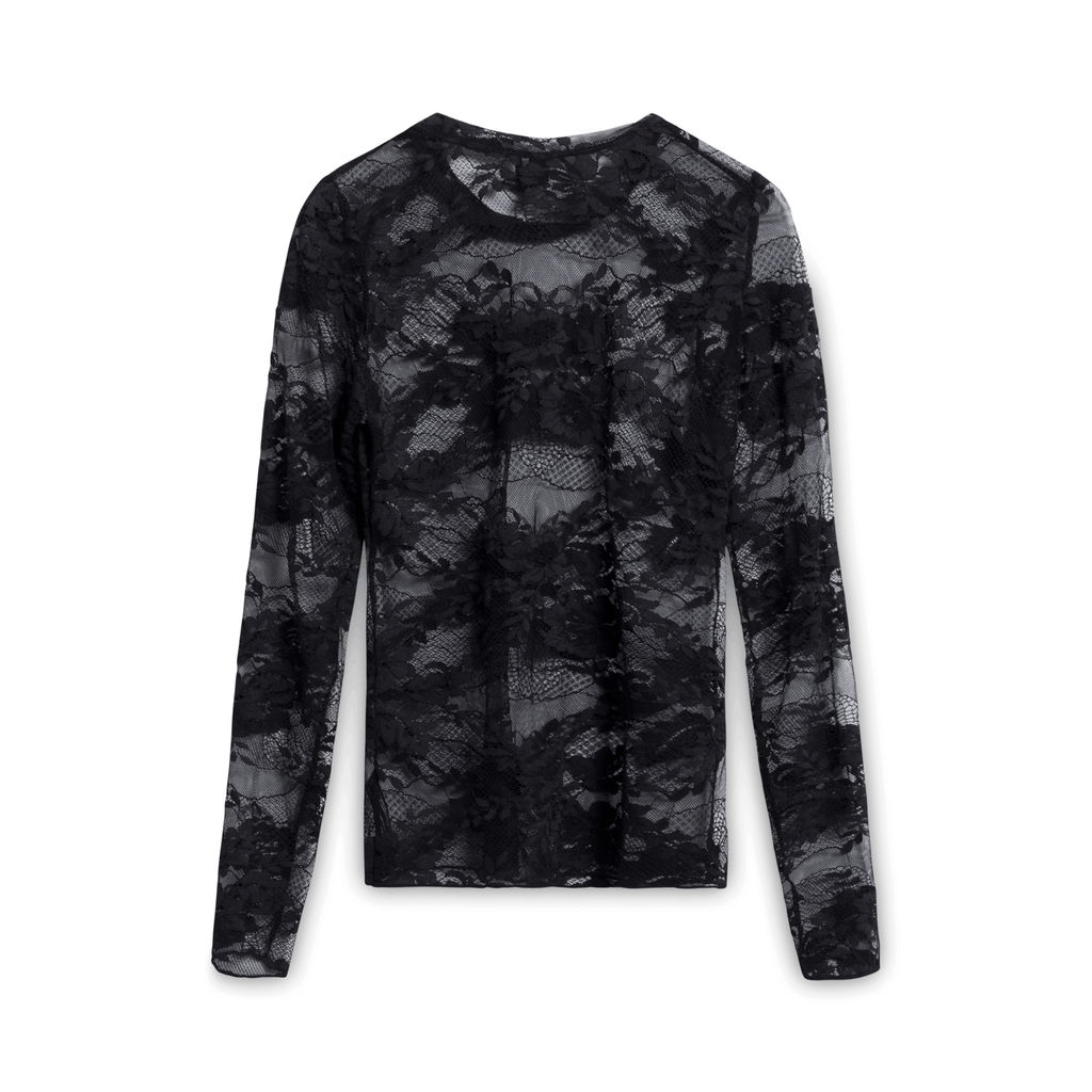 Out From Under Floral Mesh Top